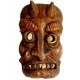 Kindermaske Krampusmaske Wandmaske aus Holz