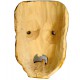 Kindermaske Krampusmaske Wandmaske aus Holz