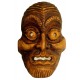 Kindermaske Krampusmaske Wandmaske aus Holz