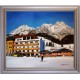 Asitzstubn Hotel Bacher Saalbach Leoganger Steinberge HANDGEMALT 50x60cm