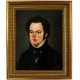 Franz Schubert Portrait - Portrait - handgemaltes Ölbild in 50x60cm