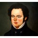 Franz Schubert Portrait - Portrait - handgemaltes Ölbild in 50x60cm
