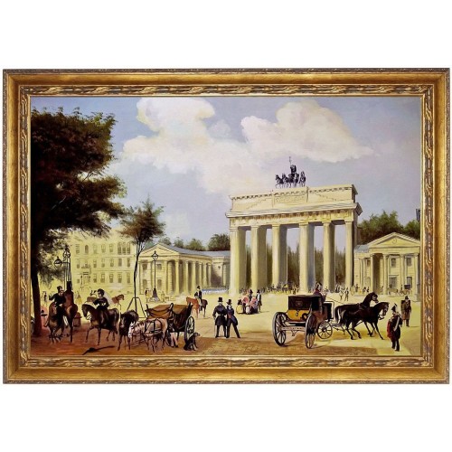 Ölgemälde Brandenburger Tor von Berlin, K.Loeillot 60x90cm