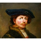 REMBRANDT VAN RIJN-Ölbild in 60x90cm