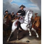 Friedrich der Große, Anton Graff, handgemaltes Ölbild in 50x60cm