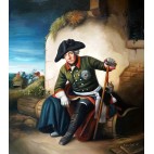 Faistauer Anton - Dame mit schwarzen Hut - handgemaltes Ölbild in 50x60cm