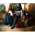 Friedrich der Große, General , handgemaltes Ölbild in 50x60cm