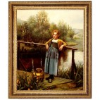 Knight Daniel Ridgway Maria on Terrace Ölbild 50x60cm