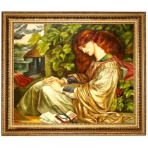 Dante Gabriel Rossetti, die Pia von Tolomei - handgemaltes Ölbild F 50x60cm