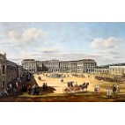 Ölgemälde Schoss Schönbrunn Bernardo Bellotto 60x90cm