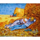 Nachtcafe, Vincent van Gogh - handgemaltes Ölbild 50x60cm