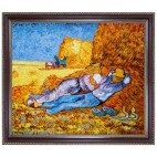 Nachtcafe, Vincent van Gogh - handgemaltes Ölbild 50x60cm