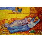 Siesta, Vincent van Gogh - handgemaltes Ölbild 50x60cm