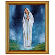 Lourdes Madonna, die Madonna des Himmels - Ölgemälde
