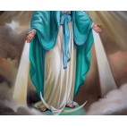 Wundertätige Madonna, die Madonna des Himmels - Ölgemälde 