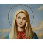 Herz Mariae, die Madonna des Himmels - Ölgemälde