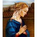 Madonna di Maggio, Filippo-Lippi - Ölgemälde handgemalt