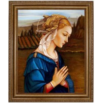 Madonna di Maggio, Filippo-Lippi - Ölgemälde handgemalt