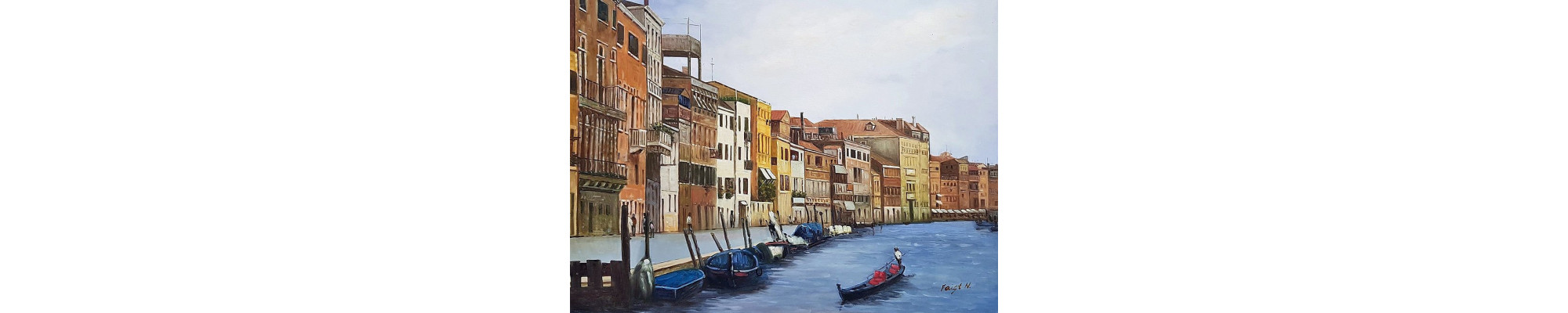 Ölbilder Stadtleben